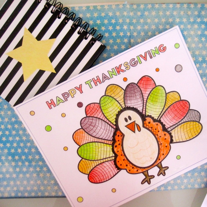 Free Turkey Thanksgiving Coloring Page for the kids
