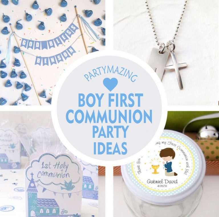 10 Boy First Communion Party Ideas