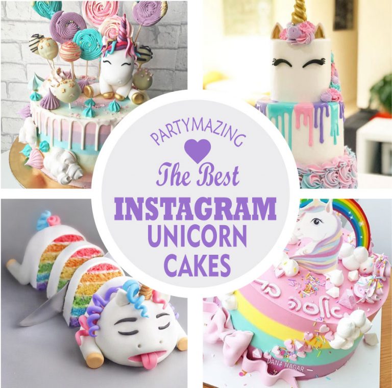 +16 Best Instagram Unicorn Cakes and Party Decor Ideas