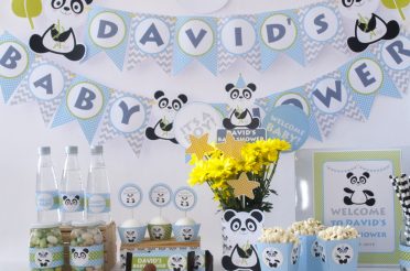 Panda Baby Shower Party Decor Ideas
