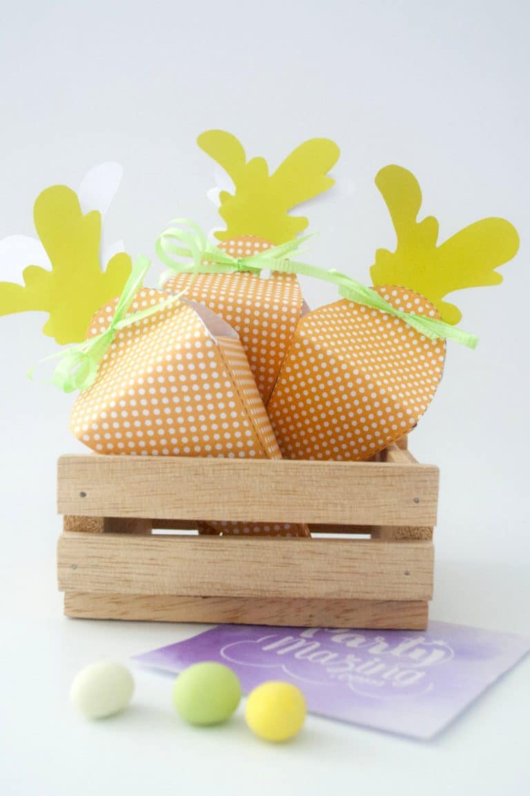 Free Easter Carrot Box Printable Template