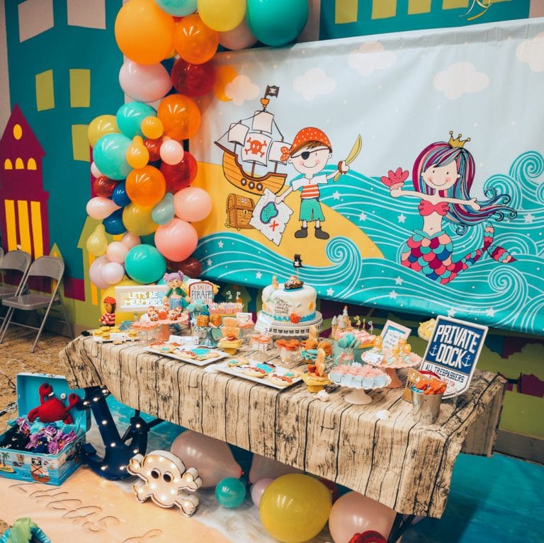 Mermaid & Pirate Party Ideas – Twins Birthday Party