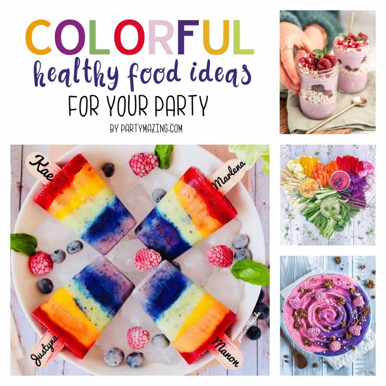 Colorful Food Ideas and Tips for Your Party