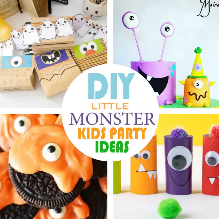 +10 Halloween Little Monsters Party Crafts for your Kids
