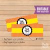 Editable Halloween Bag Toppers | Printable Treat Bag Tags | Party Favor Bag Topper | HOHW1 | E207