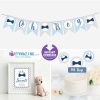 Printable Oh Boy Little Man Quick Party Package Set  | E028