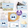 Printable Oh Boy Little Man Quick Party Package Set  | E028