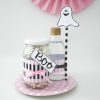 Printable Pink Little Ghost Boo Halloween Party Tags, Party Banner & Matching Paper | E378