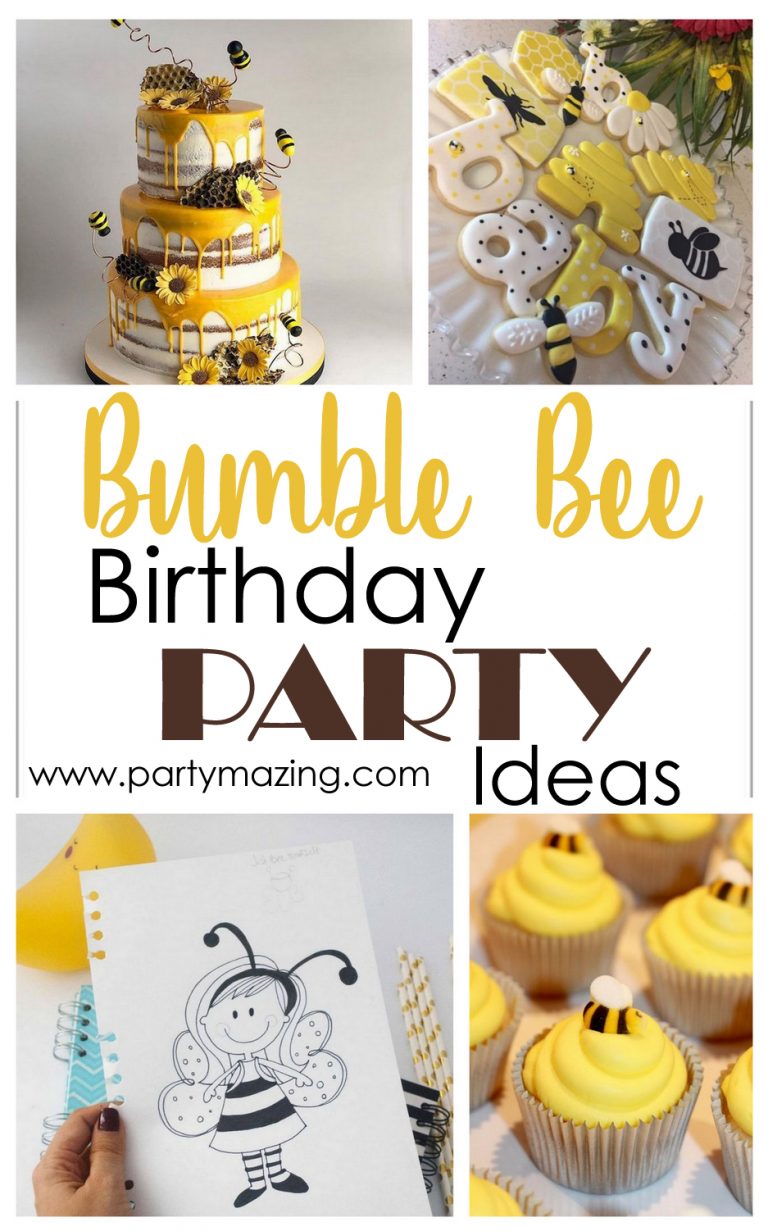 12 Wonderful Bumble Bee Birthday Party Ideas