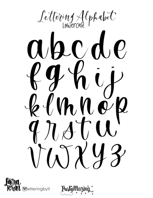 6 Hand-Lettering Basic Tips and Free Lettering Sheet by letteringbylt ...