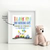Drive By Sign | Printable Birthday Parade Sign | Editable 8×10 sign | Thank You Treat Favor Sign |  Quarantine Party | PK09 | E352