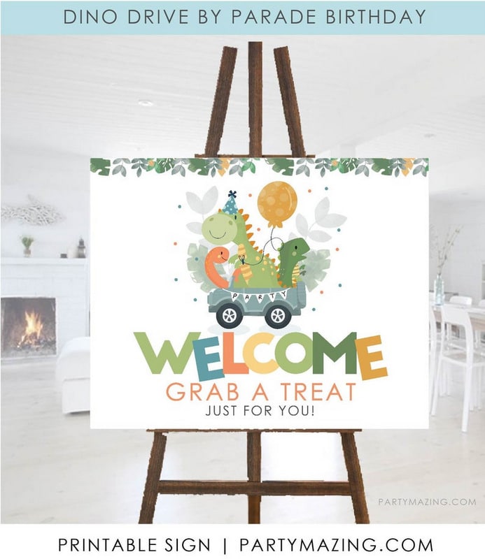 Dino-welcome-grab-a-treat-sign-E460