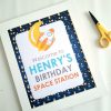 Outer Space Welcome Sign | Printable Party Sign | Editable Text Sign | Space Rocket Birthday Party Sign | PK21 | E491