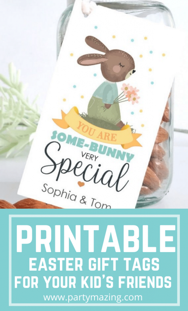 You are Some-Bunny Special Printable Easter Bunny Gift Tag P006 - Image 2