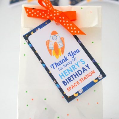 Editable Thank You for Flying by Gift Tag | PK21 | E494