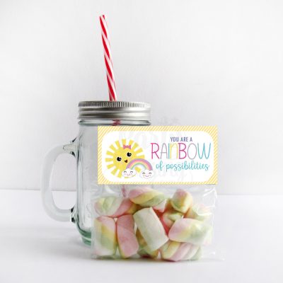 You are a Rainbow of Possibilities Bag Topper | Printable Sunshine Candy Bag Topper PK24 | E390