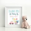 Thank you for Driving By Sign | Hand Drawn Printable Birthday Parade Sign 8×10| Thank You Treat Favor Sign | Quarantine Party | PK09 | E019
