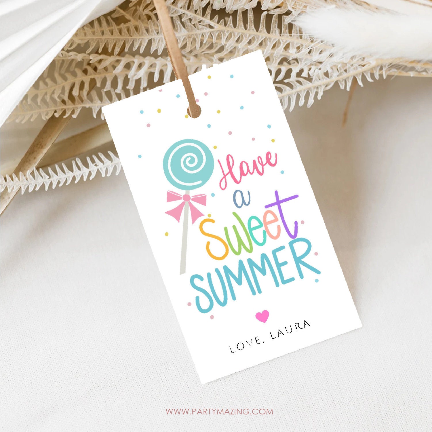 Free Printable Gift Labels & Tags - Summer Theme - Pretty Darn Adorable